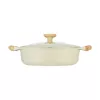Plochý hrniec D28cm 4,1L/beige