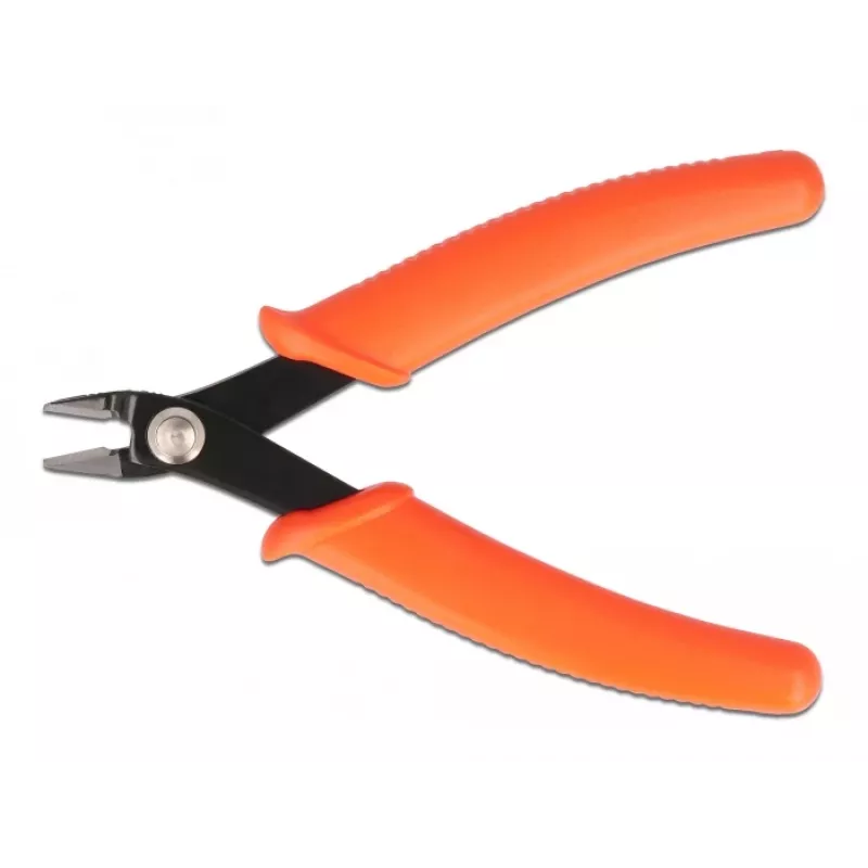 Bočné štípacie kliešte DeLOCK bočné štípacie kliešte oranžové 12,7 cm