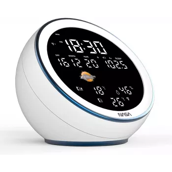 Nasa WSP1500 biela meteostanica/reproduktor BT Moon