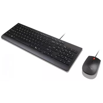 Káblová súprava klávesnice a myši Lenovo Essential 4X31R64445 — USB káblová full-size klávesnica a káblová USB myš