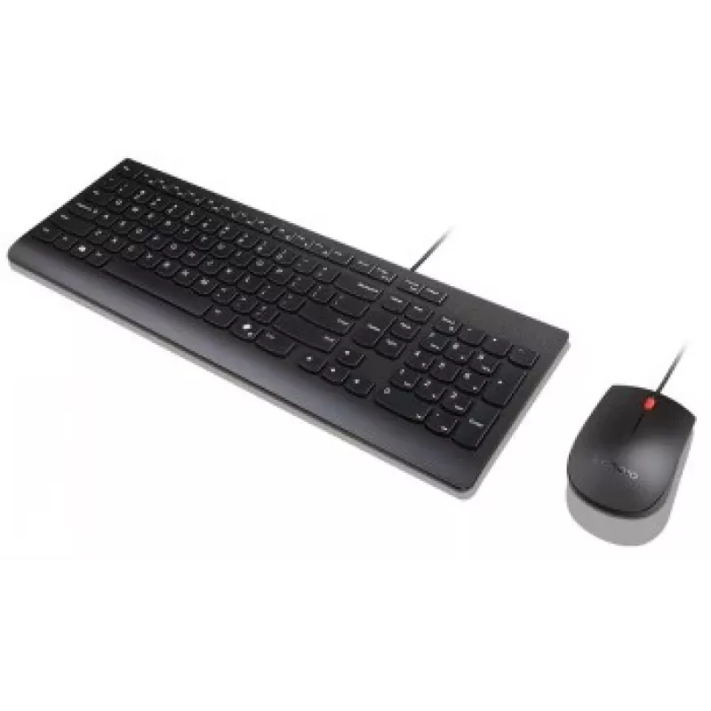 Káblová súprava klávesnice a myši Lenovo Essential 4X31R64445 — USB káblová full-size klávesnica a káblová USB myš