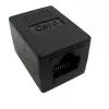 RJ-45 modulárna spojka VALUE Cat.6 nechránená čierna