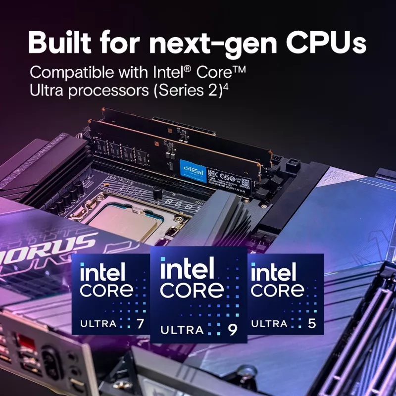 Pamäť DDR5 16GB/6400 CL52 CUDIMM