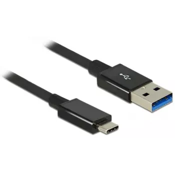 DeLOCK Premium - USB kábel - 24-pin USB Type-C (samec) - na - 9-pin USB Type-A (samec) - 1,0 m (USB 3.1 Gen2) - čierny (83983)