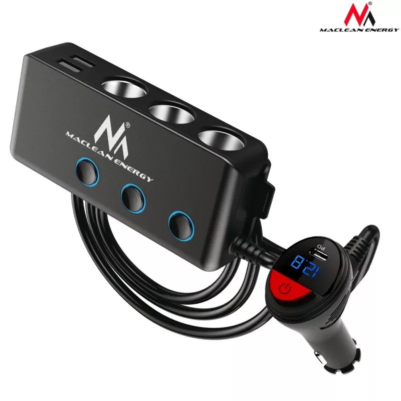 Auto nabíjačka Maclean MCE218 nabíjačka pre mobilné zariadenia