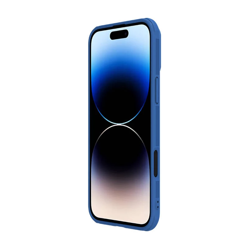 Ochranné puzdro Nillkin CamShield Pro pre iPhone 16 Pro Max, modré, posuvný kryt kamery