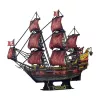 3D puzzle cubicfun Queen Anne's Revenge Anniversary Version – model 306-T4040H, zberateľská loď na zloženie