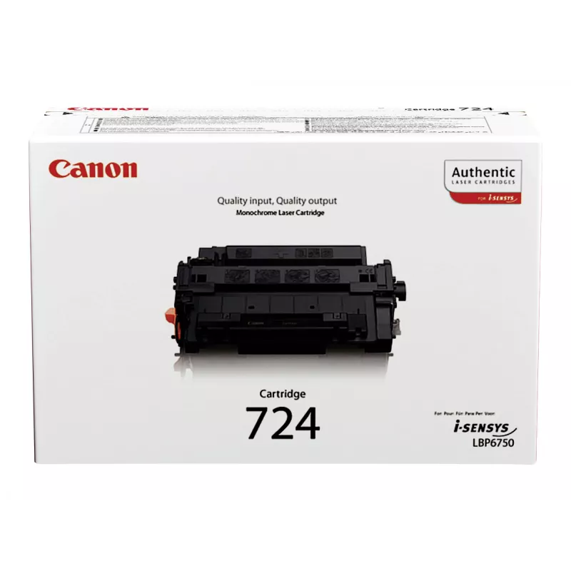 Canon CRG-724 tonerová kazeta, čierna, 6000 strán