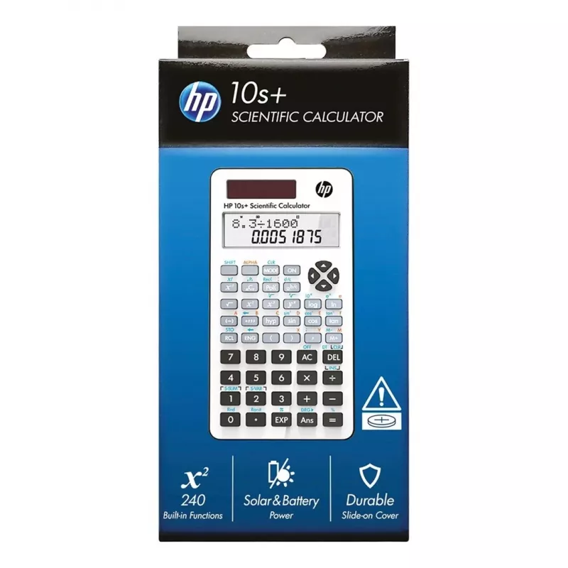 HP 10s+ vedecká kalkulačka, biela