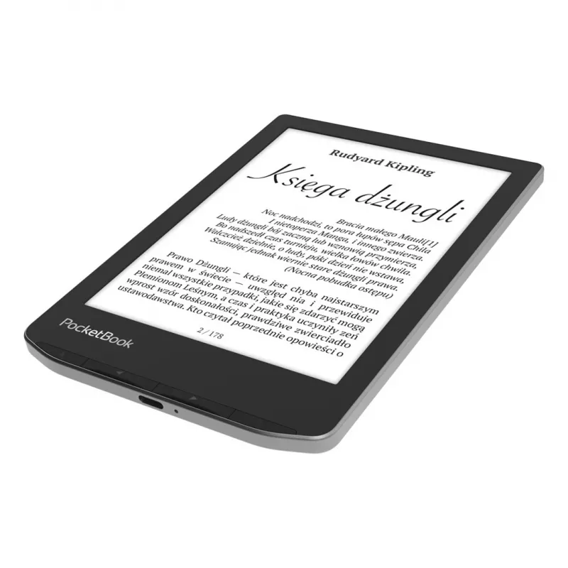 Čítačka e-kníh PocketBook Verse 6 palcov E Ink Carta, 8 GB, Wi‑Fi, čierna/strieborná