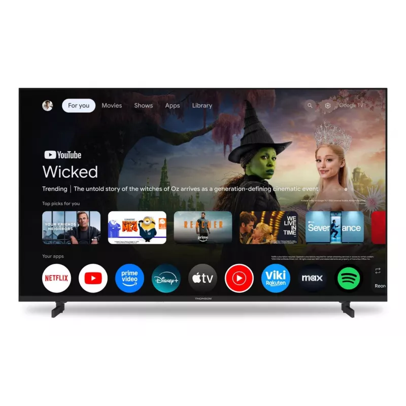 TV prijímač|THOMSON|43 |4K Ultra HD|3840 x 2160 pixelov|Plochý|16:9|LED|43UG4S15