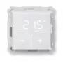 Sklenený nástenný termostat Homematic IP model 161458A0 – digitálny, biely, 230 V, IP20