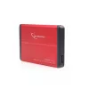 Gembird EE2-U3S-2-R - pevný disk - SATA - 6,35 cm (2.5) - 3.0 - červený - hliník (EE2-U3S-2-R)