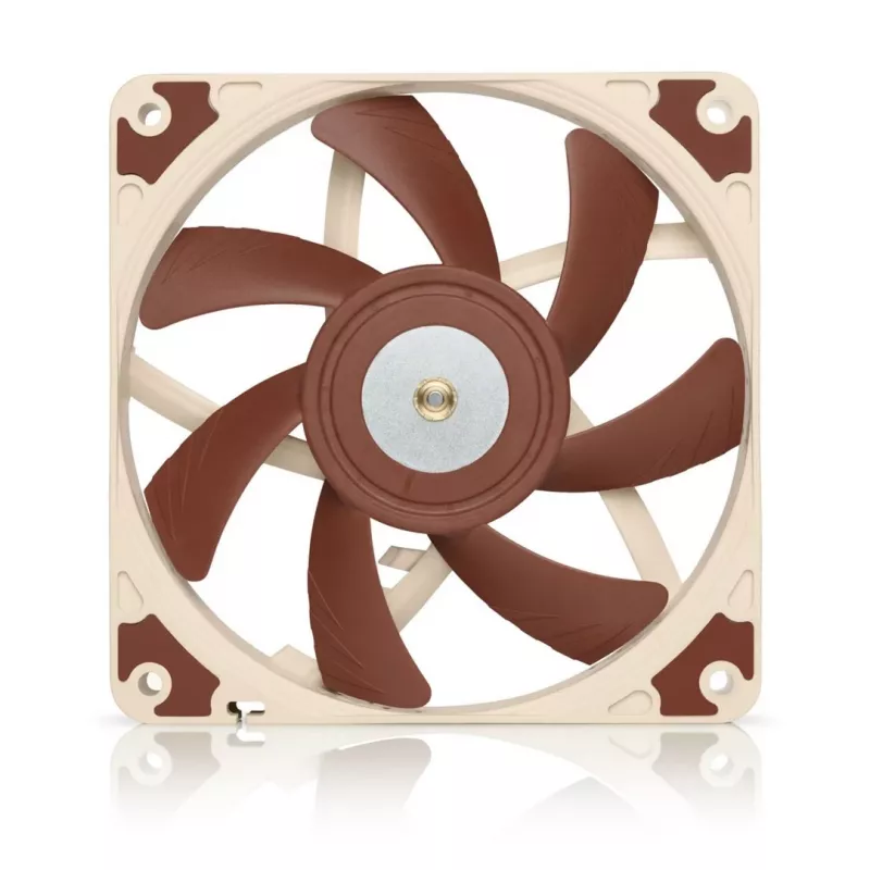 Ventilátor Noctua NF-A12x15 FLX — 120 mm plochý 15 mm PC skriňový ventilátor, 12 V, 1850 U/min, 94,2 m³/h, 23,9 dB, 3-Pin