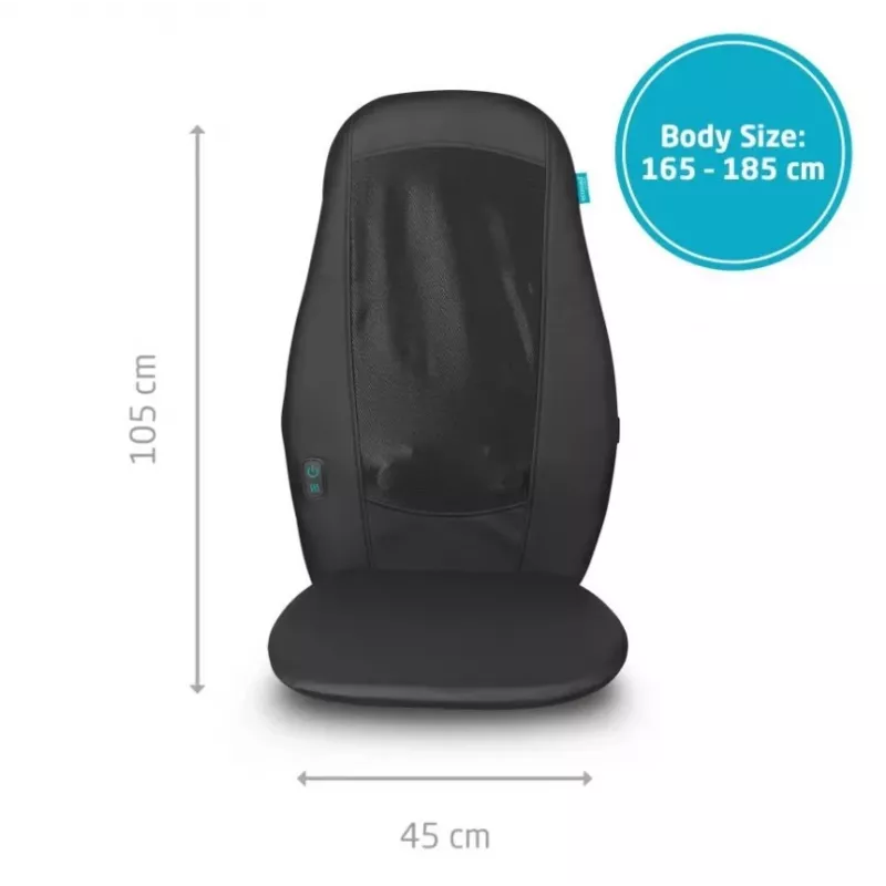 Ecomed MC-15E masážna podložka čierna 24 W