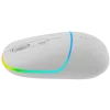 Canyon MW-22 CNS-CMSW22SW myš – 2-in-1 Bluetooth/2,4 GHz – optická – 800/1200/1600 DPI – 4 tlačidlá – RGB podsvietenie – nabíjacia – snehovo-biela