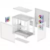 PC skriňa DeepCool CG530 4F WH Midi Tower biela