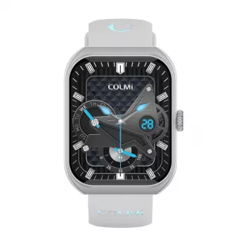 Smartwatch Colmi P86 Silver Bluetooth merač tepu, strieborné puzdro