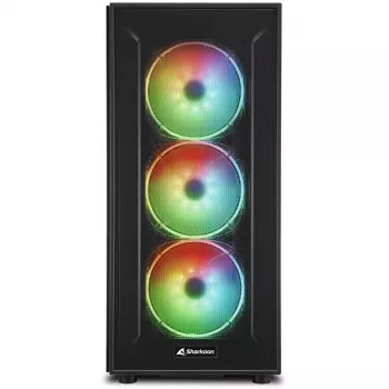 PC skriňa Sharkoon TG6M RGB Tower čierna