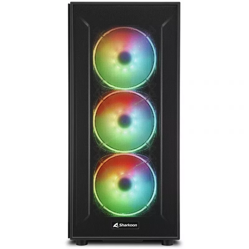 PC skriňa Sharkoon TG6M RGB Tower čierna