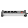 Predlžovacia zásuvková lišta Digitus DA-70614 s 2x USB portami