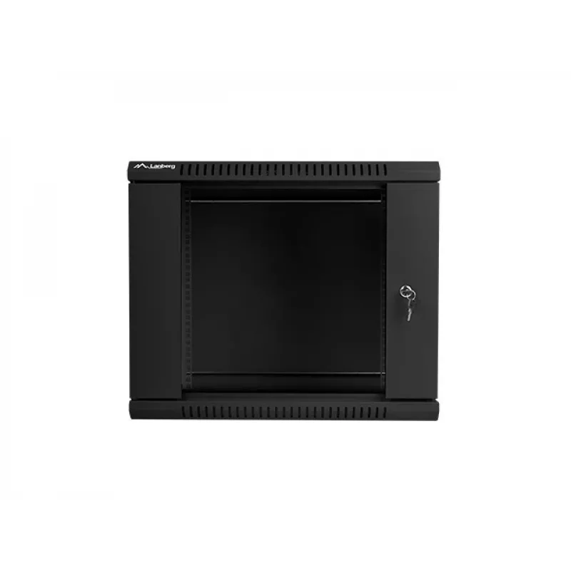 Nástenný rack LANBERG 9U (600×450×507 mm) IP20, max. zaťaženie 60 kg, čierny