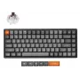Keychron K2 Max klávesnica Univerzálna RF Wireless QWERTY Anglická Čierna Sivá 75 % Mechanická