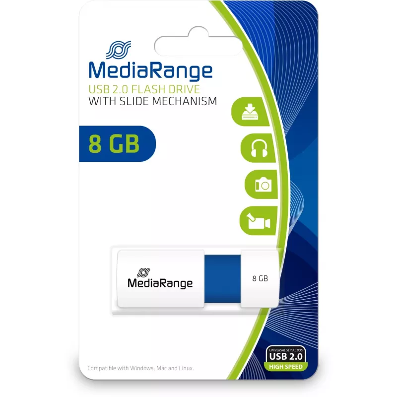 USB flash disk MediaRange 8 GB USB Type-A 2.0 MR971