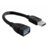 USB kábel DeLOCK 82776 0,15 m čierny