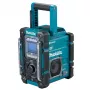 Prenosné rádio Makita DMR301 — DAB/DAB+/FM/AM, USB-A, 18V Li-Ion, odolné proti striekajúcej vode