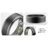 Inteligentný prsteň Manta SR01BK-57 Black, tep srdca a kyslík v krvi, IP68