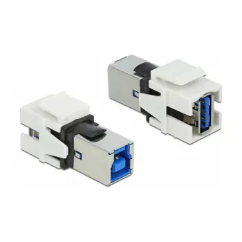 Keystone modul DeLOCK 86394 plochý biely USB A