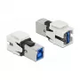 Keystone modul DeLOCK 86394 plochý biely USB A