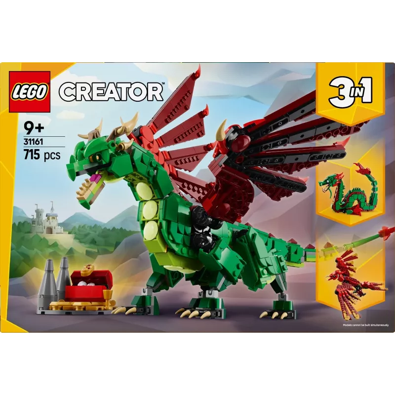 LEGO CREATOR 3 IN 1 31161 Stredoveký drak