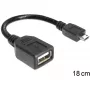 USB kábel Micro-USB B na USB A DELOCK 83293 0,18 m