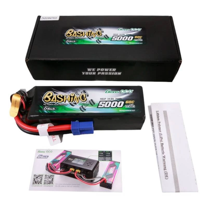 Batéria Gens ace G-Tech 5000mAh 14,8V 4S1P 60C Lipo Pack