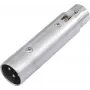 XLR adaptér Omnitronic 3-pol konektor samec na 5-pol konektor samica, model 30226575