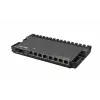 Káblový router MikroTik RB5009UG+S+IN — 1x RJ-45, 7x Gigabit medený, 1x SFP+, PoE, DC, 2,5GbE rozhranie, čierny
