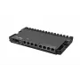 Káblový router MikroTik RB5009UG+S+IN — 1x RJ-45, 7x Gigabit medený, 1x SFP+, PoE, DC, 2,5GbE rozhranie, čierny
