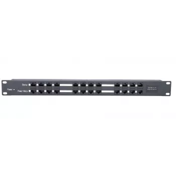 Extralink PoE injektor 12 port 12x 100Mb/s RJ45, Rackmount