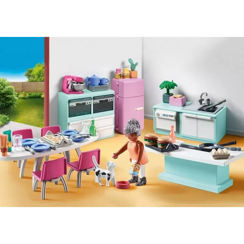 Kuchyňa Playmobil My Life Kitchen 71608 viacfarebná plast 4-10 rokov