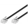 Telefónny kábel Microconnect MPK182 RJ-11 RJ-11 2m čierny