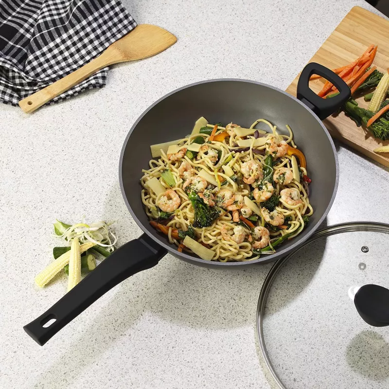 Wok Russell Hobbs RH01709EU 28 cm perleťový, nepriľnavá panvica