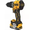 DeWALT DCD805E2T-QW aku príklepová vŕtačka, 18 V, 2x POWERSTACK Li-Ion 1,7 Ah, 90 Nm, 2000 ot./min, 34 000 úderov/min, rýchloupínacie skľučovadlo, kufor T STAK, 1,34 kg, žltá/čierna