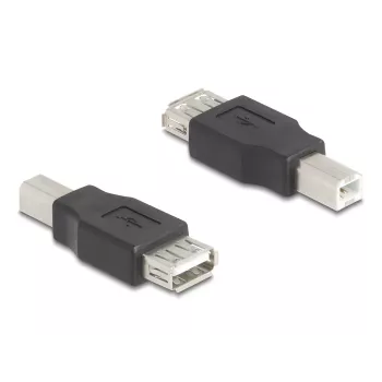 Káblový adaptér DeLOCK 67199 USB Type-B na Type-A čierny