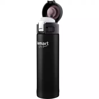 Termohrnček LAMART LT4045 400 ml nerezový vákuovo izolovaný cestovný hrnček, Ø 6,4 cm