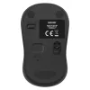 Savio MB-03 bezdrôtová optická myš, USB prijímač 2,4 GHz, 1000 DPI, 3 tlačidlá, batéria AA, 99x60x39 mm, 51 g, čierna