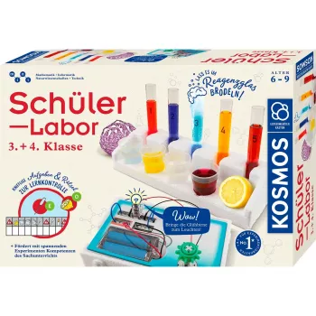 Kosmos žiacke laboratórium 3. + 4. trieda, experimentálna súprava, chémia, 8 rok(ov), viacfarebné