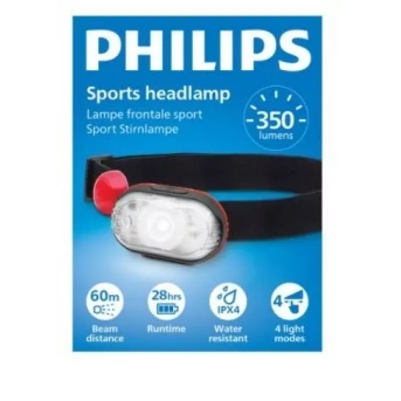 Baterka Philips Headlight LED 350 lm 3x AAA