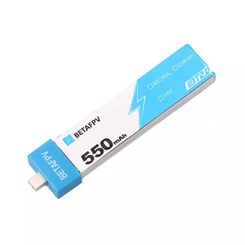 BetaFPV BT2.0 1S sada batérií pre drony balenie 4 ks, 550mAh, 3,8V